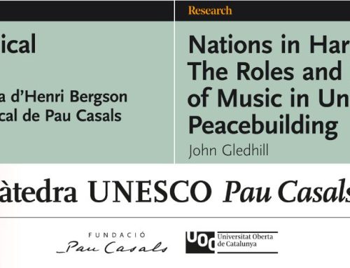 La Col·lecció Papers de la Càtedra publica dos nous projectes de recerca sobre Pau Casals i la música per la pau